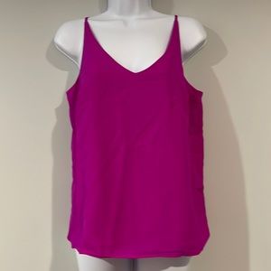 Magenta banana republic tank